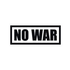 No war logo icon sign