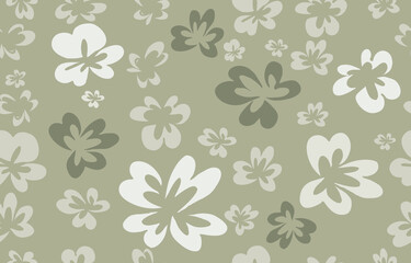 Fototapeta na wymiar Seamless pattern material of an abstract flower. wallpaper vintage design background