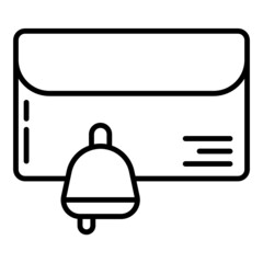 envelope and bell notification