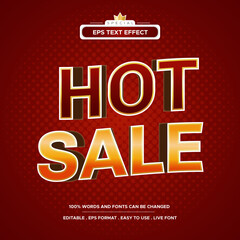 Hot sale bold 3d editable text effect template style