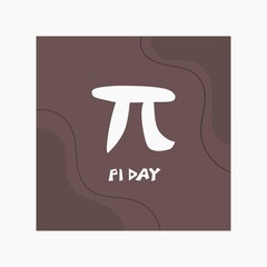 pi day template design