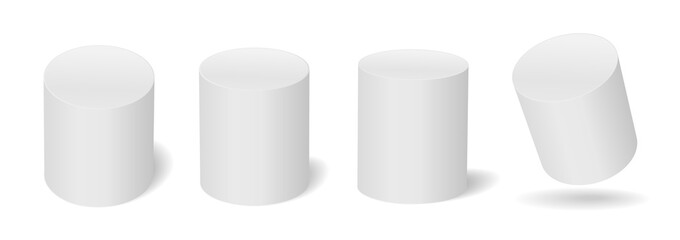 Round Box mockup, 丸い箱のモックアップ