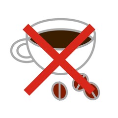 ノンカフェインのイラスト