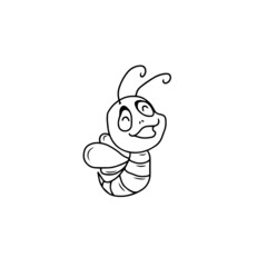Vector children's design on a white isolated background for banners postcards and stickers