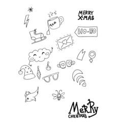 Vector children's design on a white isolated background for banners postcards and stickers