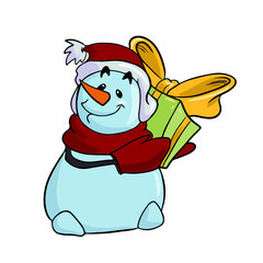 Vector children's design on a white isolated background for banners postcards and stickers