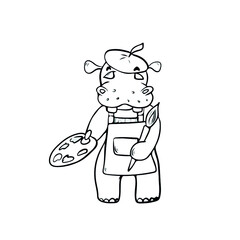 Vector children's design on a white isolated background for banners postcards and stickers