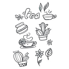 Vector children's design on a white isolated background for banners postcards and stickers