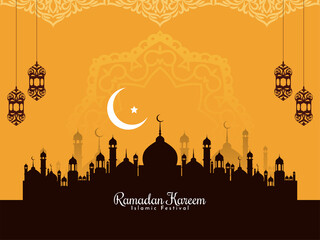 Ramadan Kareem Islamic religious ethnic background design