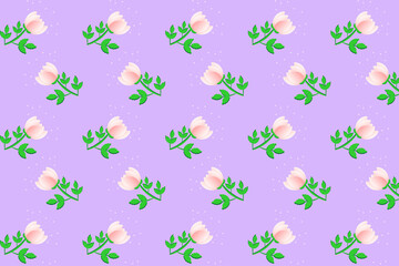 Spring flower pattern 2