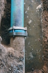 water pipe in the park