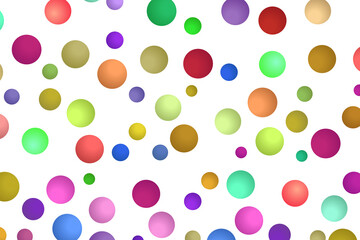 Light multicolor background, colorful vector texture with circles. Splash effect banner. Dotted abstract illustration with blurred drops of rain. Pattern for web page, banner,poster, card