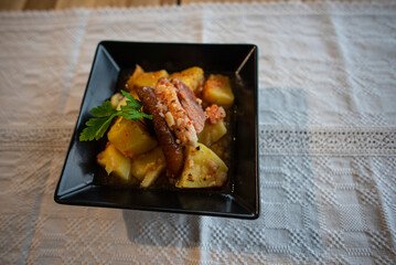 Stew on the plate