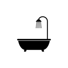 Shower icon isolated on white background