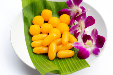 Traditional Thai desserts. 