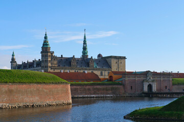 Kronborg - a castle and stronghold in the town of Helsingør, Denmark. 