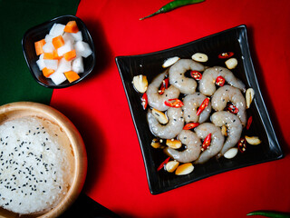 Saewoo-Jang Soy Sauce Marinated Prawn