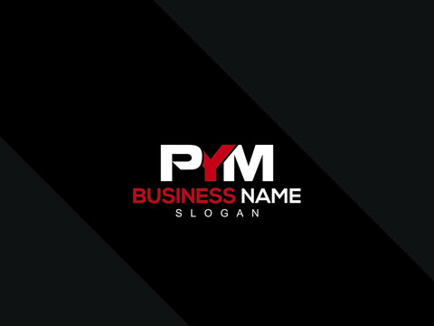 DYM Logo Letter Logo Icon Image Design with colorful logo and background for all kind of use