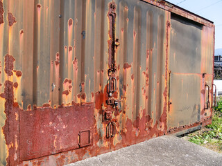 サビサビのコンテナ