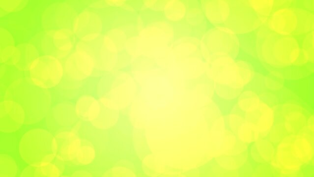 4K particles in the style of magic movement on a yellow-green background. Looped animated frames. Ultra HD 3840x2160. The movement of particles in the air.