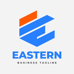 E Letter Logo can be mostly suitable for many businesses, corporate sectors and real estate branding, name starting with creative E logotype.