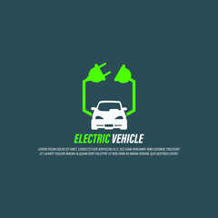 Electric Vehicle Logo Vector