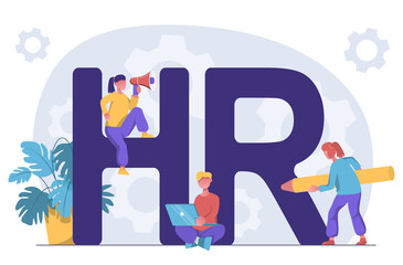 HR manager. Teamwork. HR department. HR process.