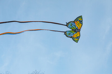 butterfly kite in sky