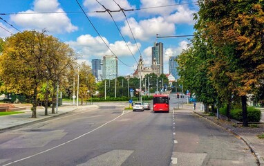 Views of the city of Vilnius