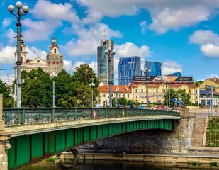 Fototapeta na wymiar Views of the city of Vilnius