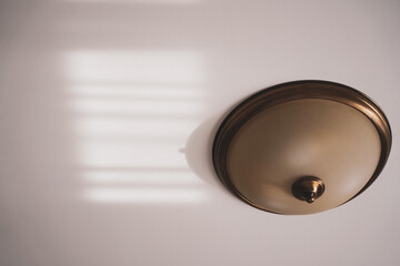 lighting object in the hotel room. detail. 