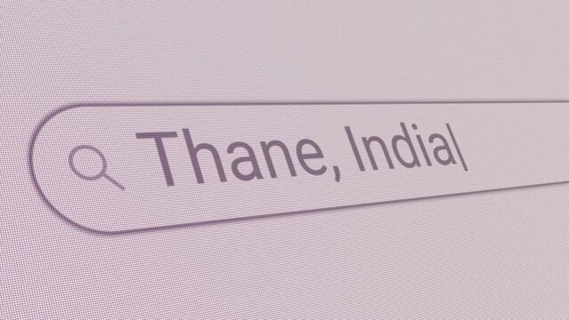 Search Bar Thane India 
Close Up Single Line Typing Text Box Layout Web Database Browser Engine Concept