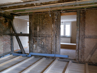 Renovation of a house after change of ownership