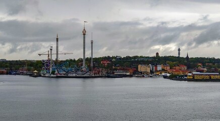 Fototapeta premium Views of the historical center of Stockholm