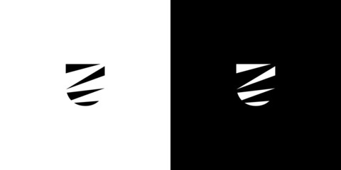 Unique and modern U letter initials logo design 3