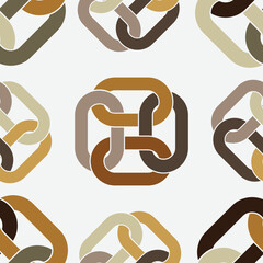 Obraz premium seamless pattern with abstract geometric shapes 