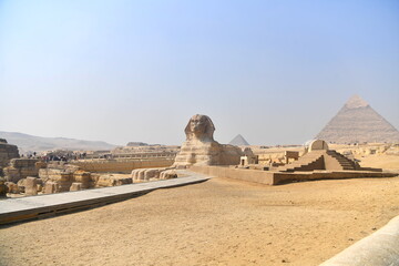 egypt, sphinx, pyramid, giza, cairo, desert, ancient, travel, egyptian, pyramids, stone, history,...