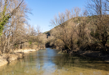 very nice view of val merse near siena