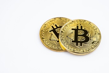 【仮想通貨】ビットコイン　白背景	