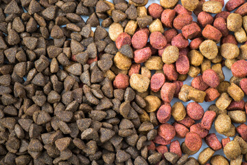 Dog food, dry food for animals, poppy mixed food