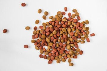 Dog food, dry food for animals, poppy mixed food