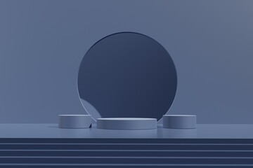 product presentation with 3d podium display background