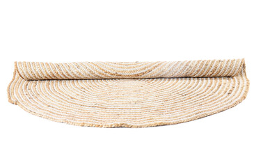 Trendy carpet on white background