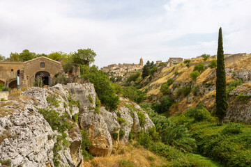 Fototapeta na wymiar View of Gravina in Puglia
