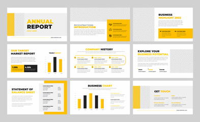  Annual Report PowerPoint Template 