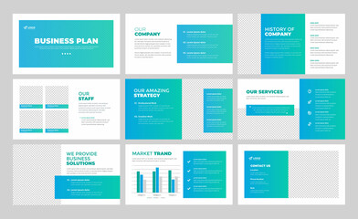  Business Plan PowerPoint Template 