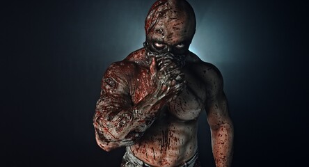 Fototapeta premium zombie killer, apocalypse, war