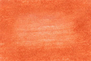 Orange background on watercolor paper