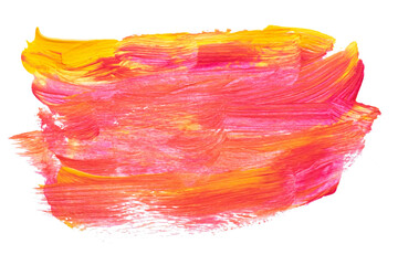 abstract acrylic watercolor paint brush stroke texture isolated on white background for logo and...