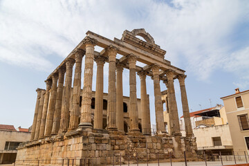 Obraz premium Roman temple of Diana in Merida